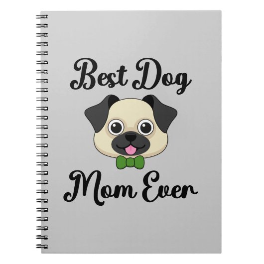 Carnet Meilleure maman de chien jamais (Devant)
