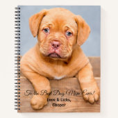 Carnet Meilleure maman de chien Jour des mères (Devant)