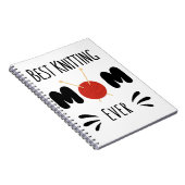 Carnet Meilleure Maman de Tricotage Ever (Côté Droit)