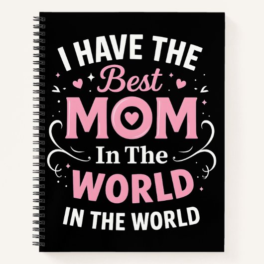 Carnet Meilleure maman du monde (Devant)