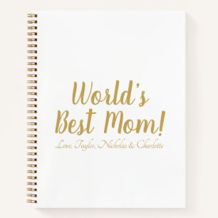 Carnet Meilleure maman du monde script personnalisé migno