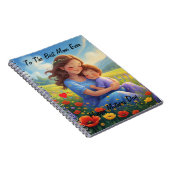 Carnet Meilleure maman jamais dessin Style Fête des mères (Côté Droit)