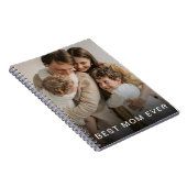 Carnet meilleure maman jamais personnalisée photo nom per (Côté Droit)