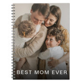 Carnet meilleure maman jamais personnalisée photo nom per (Devant)
