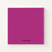 Carnet Meilleure maman jolie tulipe rose crocus jaune flo (Dos)