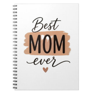 Carnet Meilleure Maman Qui Soit Typographie Minimaliste M