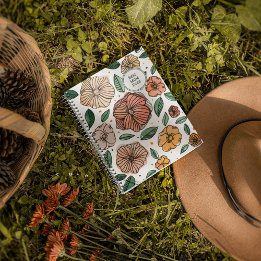 Carnet Meilleure maman vintage aquarelle et fleurs d'encr