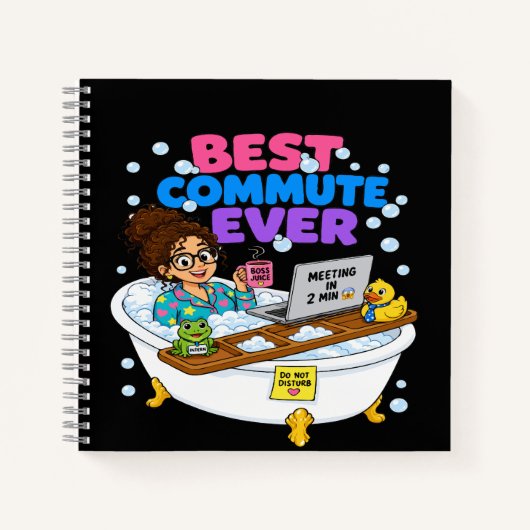 Carnet Meilleure Navette de Tous les Temps Drôle de Trava (Devant)