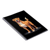 Carnet Meilleure vie avec T-shirt Dogo Canario Long Sleev (Côté Droit)