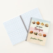 Carnet Meilleures recettes d'aquarelle de nourriture (Intérieur)