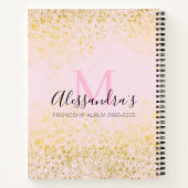 Carnet Meilleurs amis Pink Blush & Gold Sparkings (Dos)