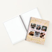 Carnet Meilleurs amis Pink Blush & Gold Sparkings (Intérieur)