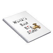 Carnet Meilleurs cadeaux aux grandes soeurs du monde (Côté Droit)