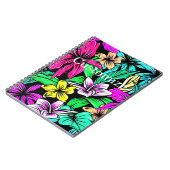 Carnet Mélange de fleurs tropicales Thunder_Cove (Côté gauche)