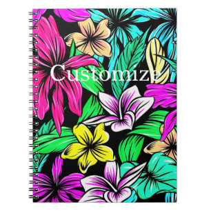 Carnet Mélange de fleurs tropicales Thunder_Cove