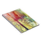 Carnet Mélange de médias vintages déversements d'encre de (Côté Droit)