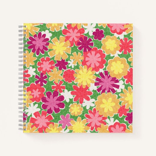 Carnet Mélange floral (Devant)
