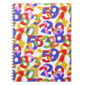 Carnet Mélanger les numéros de couleur (Devant)