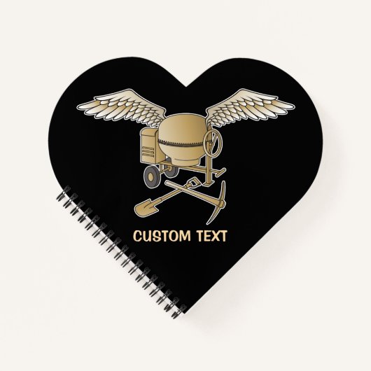 Carnet Mélangeur en béton beige (Devant)