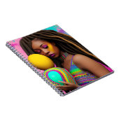 Carnet Melanin Easter Rainbow Spring Sista Girl Birthday (Côté Droit)