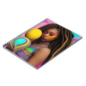 Carnet Melanin Easter Rainbow Spring Sista Girl Birthday (Côté gauche)