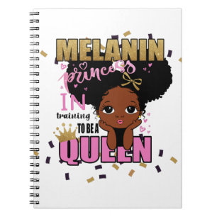 Carnet Melanin Princess Training To Be Queen Lilibet Gift