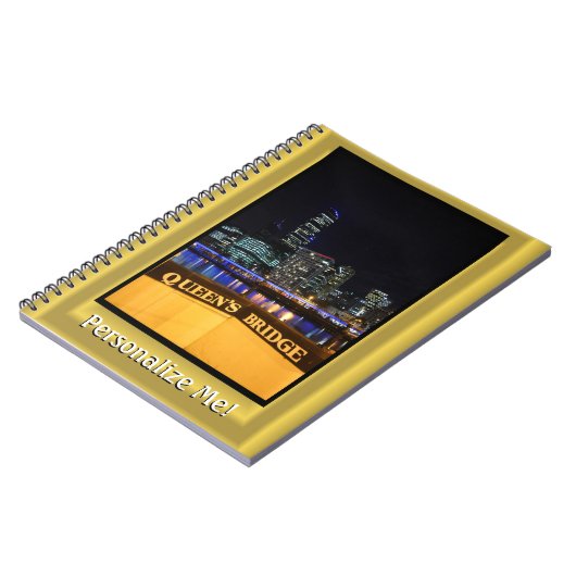 Carnet Melbourne Australie CBD Night Lights (Côté gauche)