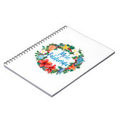 Carnet Mele Kalikimaka Hawaiian Christmas Wreath (Côté gauche)