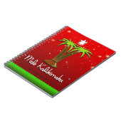 Carnet Mele Kalikimaka Palm Tree pour Noël (Côté gauche)