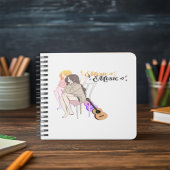 Carnet Melodic Daydream" Aesthetic Notebook: Anime Girl w