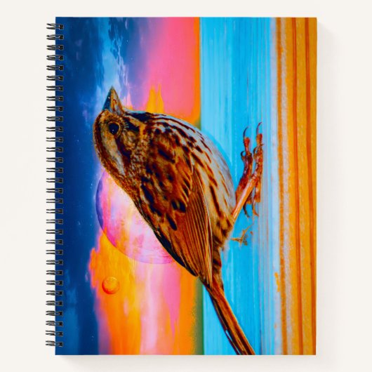 Carnet Mélodie du coucher de soleil (Devant)
