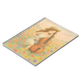 Carnet Mélodie du printemps - Fille avec violoncelle dans (Côté gauche)