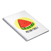 Carnet Melon-choly Drôle Triste Pastèque Pun  (Côté Droit)