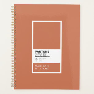 Carnet Melon de marque personnalisée   Nom personn