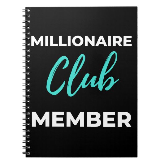 Carnet Membre du Club Millionnaire (Devant)