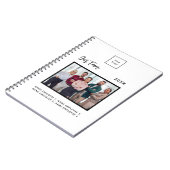 Carnet Membres de l'équipe de photos d'entreprise nom bla (Côté gauche)