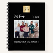 Carnet Membres de l'équipe de photos d'entreprise nom noi (Devant)
