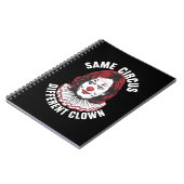 Carnet Même cirque, clown différent anti Kamala 2024 (Côté gauche)