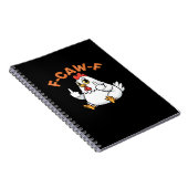 Carnet Mème drôle F-Caw-F Poulet (Côté Droit)