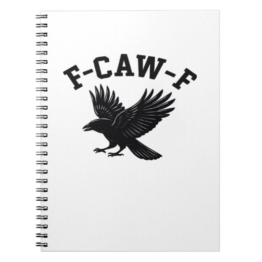 Carnet Mème drôle tendance F-Caw-F (Devant)