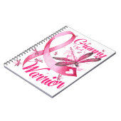 Carnet Mémé d'un guerrier libellule cancer du sein (Côté gauche)