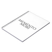 Carnet Memento Mori (Côté gauche)