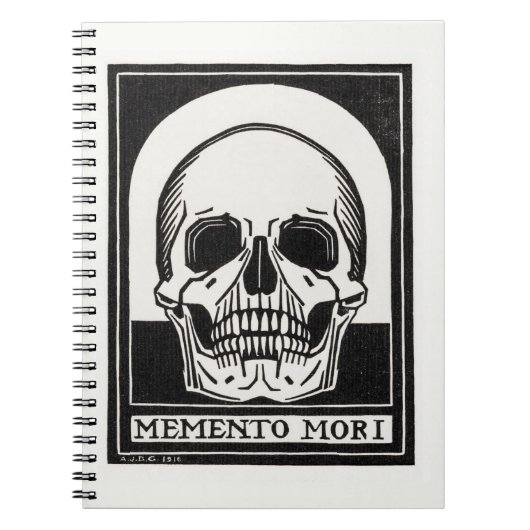 Carnet Memento Mori (Devant)