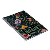 Carnet Mémoire florale personnalisée (Côté Droit)
