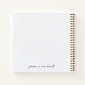 Carnet Mémoire photo commémorative pour toujours dans nos (Dos)