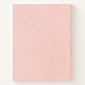 Carnet Mémoire Pink Chère fille (Dos)