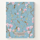 Carnet Mémoires Bleus de Chinoiserie (Dos)