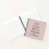 Carnet Memorable Words from Your Kids’ Childhood (Intérieur)