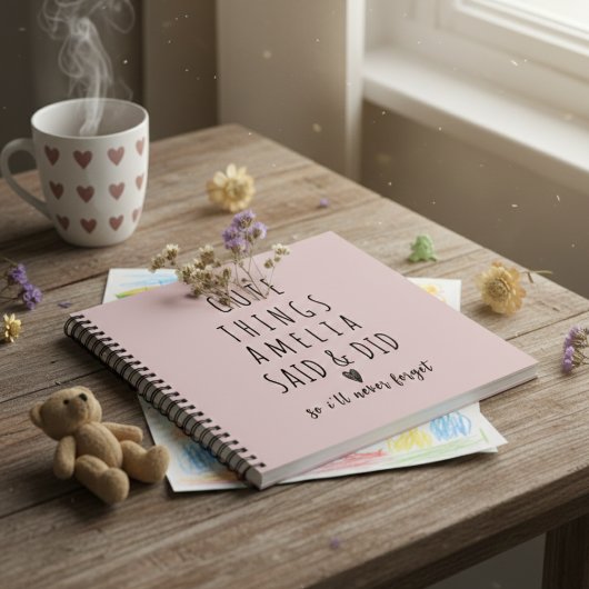 Carnet Memorable Words from Your Kids’ Childhood