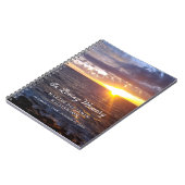 Carnet Memorial Funeral Sunset Ocean Beach Guest Book (Côté gauche)